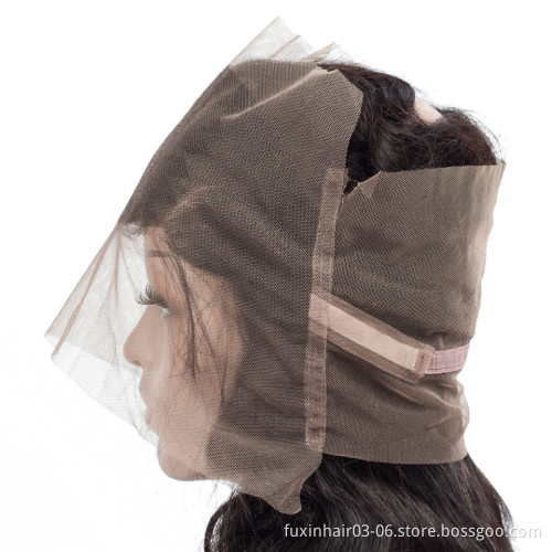 Ear To Ear Transparent Invisible Thin Invisible 360 Closure And 13*6 Swiss Transparent Lace Frontal